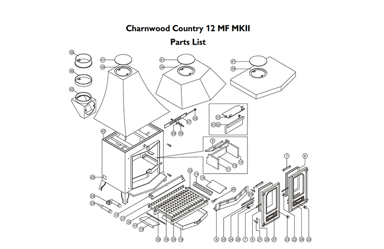 Multi Fuel Stove Spare Parts